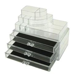 ORGANIZZATORE PORTATRUCCO COSMETICI BOX TRUCCO PORTA TRUCCHI ROSSETTI MAKE UP