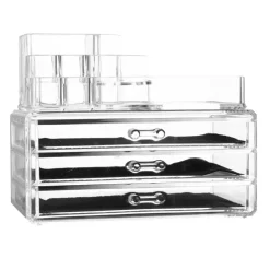 ORGANIZZATORE PORTATRUCCO COSMETICI BOX TRUCCO PORTA TRUCCHI ROSSETTI MAKE UP