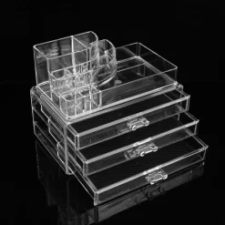 ORGANIZZATORE PORTATRUCCO COSMETICI BOX TRUCCO PORTA TRUCCHI ROSSETTI MAKE UP