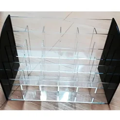 ORGANIZZATORE SCATOLA 24 COMPARTI ESPOSITORE ORGANIZER COSMETICI MAKE UP