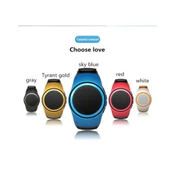 orologio bluetooth altoparlante cinturino sport wireless mini speaker vivavoce