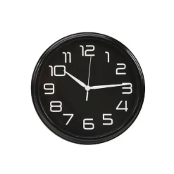 OROLOGIO DA PARETE MURO ANALOGICO PER CUCINA STANZA CASA 30CM BIANCO NERO 186866