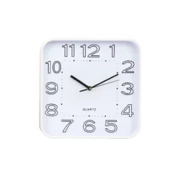 OROLOGIO DA PARETE MURO A QUARZO QUADRATO ANALOGICO CASA UFFICIO DA 30 CM 196872