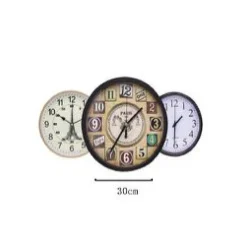 OROLOGIO DA PARETE MURO DIAMETRO 30CM CASA CUCINA VARI MODELLI ASSORTITI TX-9143