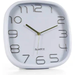 OROLOGIO DA PARETE QUADRATO SILENZIOSO 30X4CM IN PLASTICA VARI COLORI ASS 768194