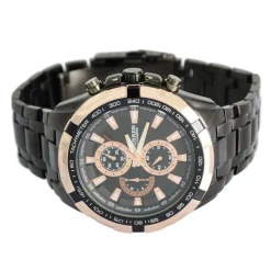 OROLOGIO DA POLSO ANALOGICO WATCH QUARZO BLACK SILVER CURREN 8023 IMPERMEABILE