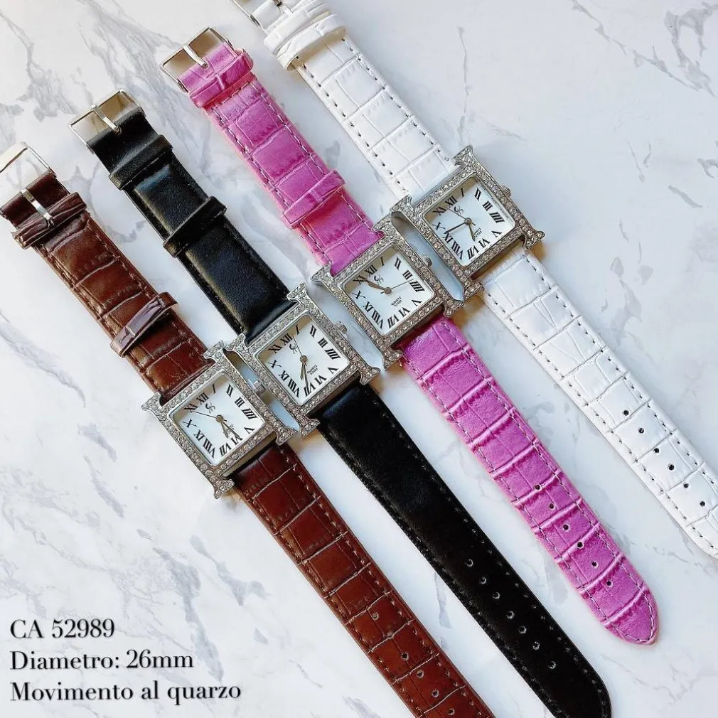 OROLOGIO DA POLSO CA 52989 DONNA ANALOGICO AL QUARZO FASHION CASUAL BRILLANTINI