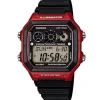 OROLOGIO DA POLSO CASIO AE-1300WH-4AVDF DIGITALE UOMO SPORTIVO ROSSO