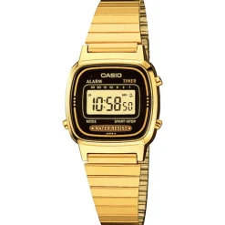 OROLOGIO DA POLSO CASIO LA670WGA-1DF DIGITALE DONNA ACCIAIO VINTAGE DORATO