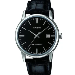 OROLOGIO DA POLSO CASIO MTP-V002-1AUDF ANALOGICO UOMO PELLE FONDO NERO