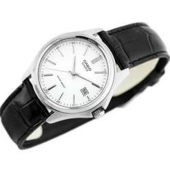 OROLOGIO DA POLSO CASIO MTP-1183E-7ADF ANALOGICO UOMO PELLE NERA DATA