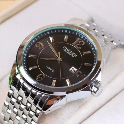 OROLOGIO DA POLSO CURREN 8071 UOMO ANALOGICO QUARZO ELEGANTE ACCIAIO DATA NE