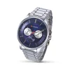 OROLOGIO DA POLSO CURREN 8282 UOMO ANALOGICO QUARZO LUSSO SILVER Q BLU
