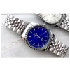 OROLOGIO DA POLSO IK COLLECTION UOMO DONNA ANALOGICO QUARZO SILVER QUADRANTE BLU