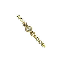 OROLOGIO DA POLSO PER DONNA CON QUADRANTE A STRASS TAGLIO SWAROSKI SILVER ORO