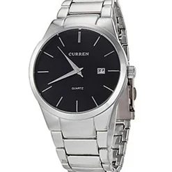 OROLOGIO DA POLSO PER UOMO ANALOGICO QUADRANTE CON FASCIA IN LEGA CURREN QUARZO