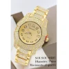 OROLOGIO DA POLSO SOUSOU S6011 QUARZO ACCIAIO MODA BRILLANTINI DORATO FONDO ORO