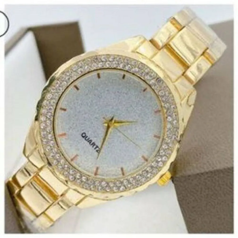 OROLOGIO DA POLSO ZCC 20 DONNA QUARZO ACCIAIO MODA BRILLANTINATO DORATO SILVER