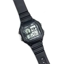 OROLOGIO DA POLSO ZCC UNISEX DIGITALE CRONO LUCE SPORT CLASSIC VINTAGE NERO NERO