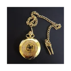 OROLOGIO DA TASCA TASCHINO QUARZO CIPOLLA CATENA COLORE ORO VINTAGE