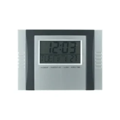 OROLOGIO DIGITALE DA PARETE DA SCRIVANIA TEMPERATURA DATARIO ALLARME CRONO 2304