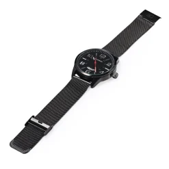 OROLOGIO POLSO CURREN 8236 UOMO ANALOGICO QUARZO MILITARY DATA NERO BIANC