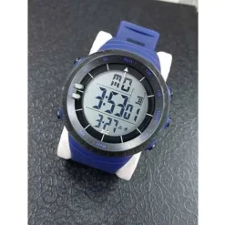 OROLOGIO POLSO ZCC COMPASS DIGITALE SVEGLIA DATA ALLARME CRONOMETRO SPORTIVO BLU