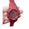 OROLOGIO SPORTIVO POLSO ZH 7901 UOMO CRONOGRAFO DIGITALE DATA CAMOUFLAGE ROSSO