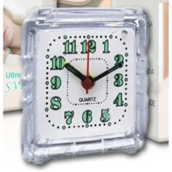 OROLOGIO SVEGLIA ANALOGICA LUCE NOTTURNA TX-9121 ALLARME TAVOLO CAMERA SILENZIOSA