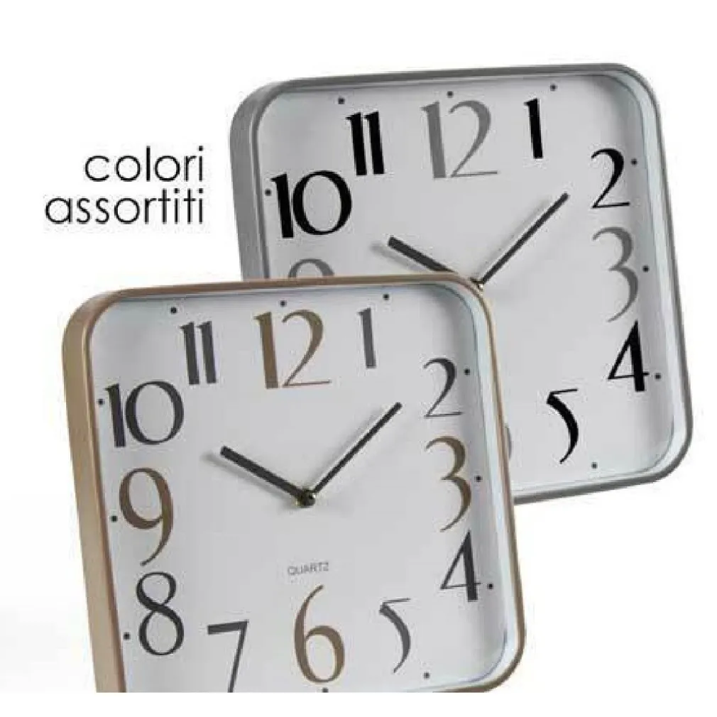 OROLOGIO 30X4 CM PARETE CLASSICO CASA MODERNO SILENZIOSO COLOR ASSORTITI 768200