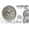 OROLOGIO 31X5 CM PARETE CUORI FARFALLE CLASSICO MODERNO TONDO SILENZIOSO 681288