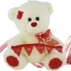 ORSO IN PELUCHE FIOCCO FESTONE TI AMO TANTO TANTO TANTO 22CM SAN VALENTINO 93857