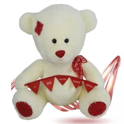 ORSO PELUCHE FIOCCO FESTONE "TI AMO TANTO TANTO TANTO" 55 CM SAN VALENTINO 93871