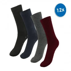 PACK 12 PAIA CALZINI DA DONNA MOD. VERA ANTISCIVOLO LT-1921A TG UNICA 35 AL 40