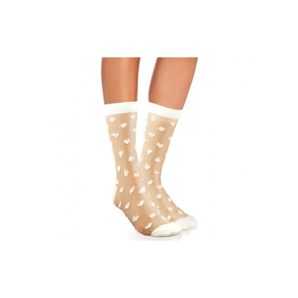 PACK DA 12 PAIA CALZINI DA DONNA W-8003 MOD. LOVELY COLORI ASSORTITI CON CUORI