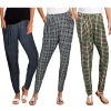 PACK DA 3 PANTALONI DA DONNA ALLA TURCA ASS. STYLE TARTAN SCACCHI