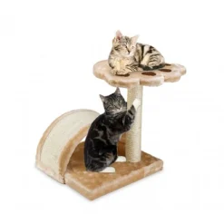 PALESTRA CON TIRAGRAFFI PER GATTI GATTO CON COLONNA IN SISAL E RIPIANO