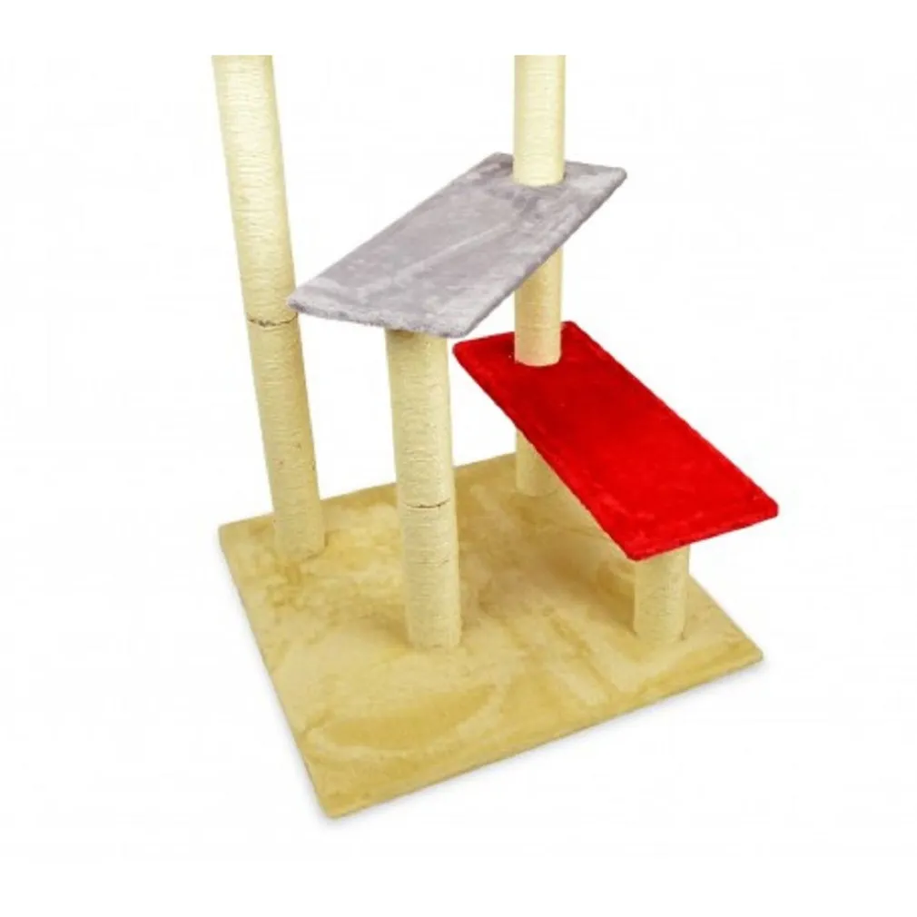 PALESTRA TIRAGRAFFI PER GATTI GATTO A SCALA CON COLONNE IN SISAL 144 CM