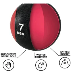 PALLA MEDICA DA 7 KG PER PALESTRA ALLENAMENTO FITNESS BODY BUILDING FISIOTERAPIA