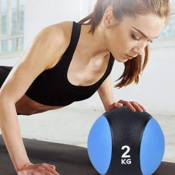 PALLA MEDICA PONDERATA DA 2 KG PER SPORT FITNESS ALLENAMENTO ESERCIZIO FISICO