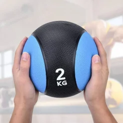 PALLA MEDICA PONDERATA DA 2 KG PER SPORT FITNESS ALLENAMENTO ESERCIZIO FISICO