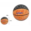 PALLONE BASKET PALLACANESTRO PALLA GIOCO BASKETBALL SPORT ARANCIONE NERA 70714