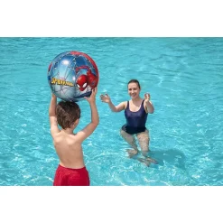PALLONE GONFIABILE SPIDERMAN 51 CM MULTICOLORE BAMBINO PER MARE SPIAGGIA 98002