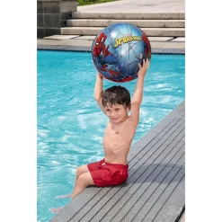 PALLONE GONFIABILE SPIDERMAN 51 CM MULTICOLORE BAMBINO PER MARE SPIAGGIA 98002