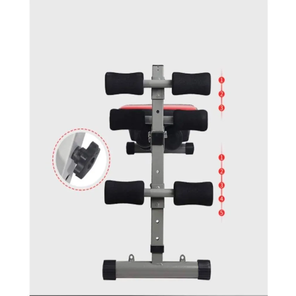 PANCA PER ADDOMINALI SOLLEVAMENTO PESI REGOLABILE SIT UP BENCH ESERCIZIO FISICO