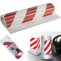 PANNELLO ADESIVI ANTIURTO PER GARAGE BOX MODULABILE PARAURTI AUTO 32 X 40 CM