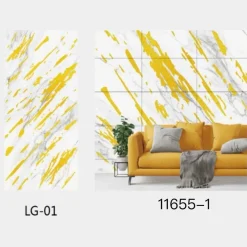 PANNELLO ADESIVO EFFETTO MARMO BIANCO STRIATO ORO PARETI PARASCHIZZI 300 X 60 CM