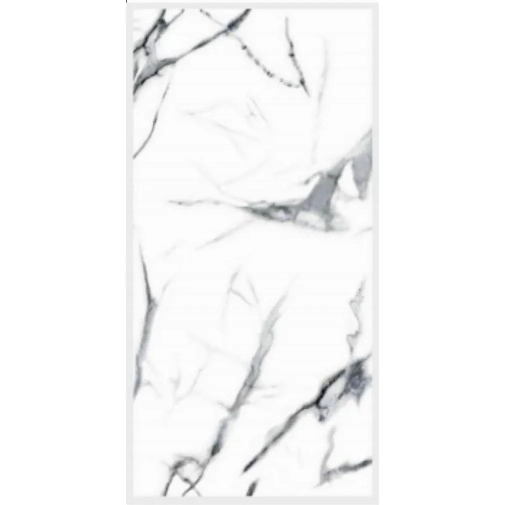 PANNELLO ADESIVO EFFETTO MARMO BIANCO VENATO PARETI PARASCHIZZI 300X60 CM STANZA
