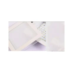 PANNELLO FARETTO LED 18 WATT AD INCASSO SOTTILE 20X20 CM 5000K BORDO IN VETRO