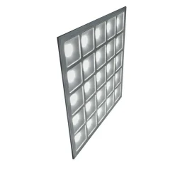 PANNELLO INCASSO GRIGLIA LED 55 W PLAFONIERA SLIM LUCE FREDDA NATURALE P595-Q